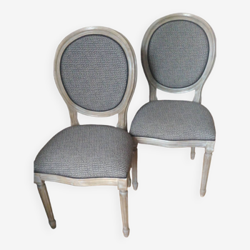 Pair of medallion chairs