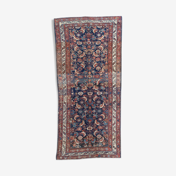 Tapis ancien persan kurde fait main 135x276 cm