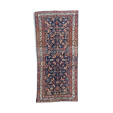 Tapis ancien persan kurde fait main 135x276 cm