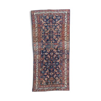 Tapis ancien persan kurde fait main 135x276 cm