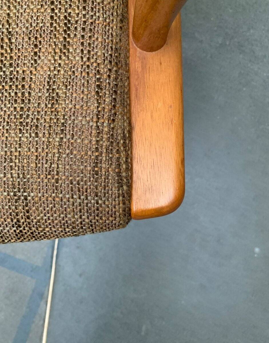 Set of vintage Danish teak chairs