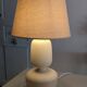 Digoin "perlé" lamp in antique earthenware