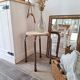 Tabouret d'écolier atelier vintage