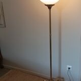 Floor lamp bronze brass round globe