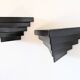 Pair of 1960s wall lights in perforated metal in the style of Mategot