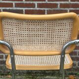 Set of 4 Cesca chairs model B64 with armrests Cesca Marcel breuer design