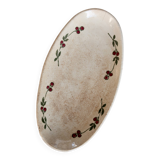 Antique oval ironstone dish – Somain – Sorbier model