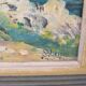 Ancienne peinture paysage signé Lescop