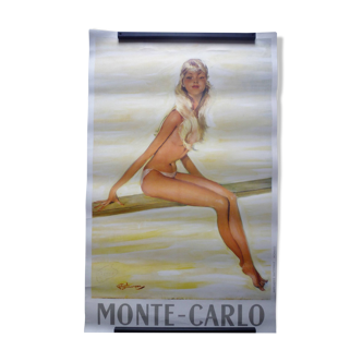 Affiche originale Montecarlo/JG Domergue