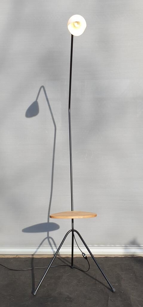 Tablet and white lampshade lamppost 1960