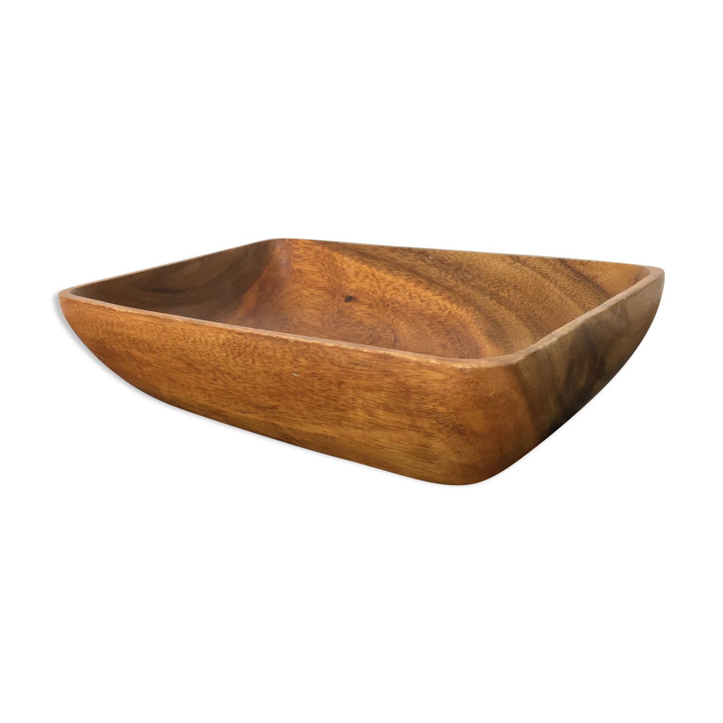 Scandinavian fruit cut in teak, wood