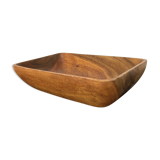 Scandinavian fruit cut in teak, wood