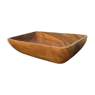 Scandinavian fruit cut in teak, wood