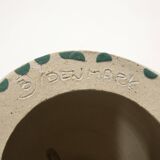 Rare Danish ceramic lamp designed by Bente Jessen, 1970s