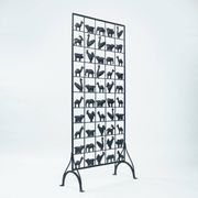 (aft) Atelier des Marolles Touret screen roomdivider wrought iron animals