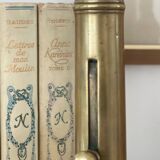 Solid brass candle holder