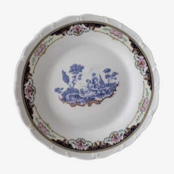 Assiette de présentation porcelaine depos