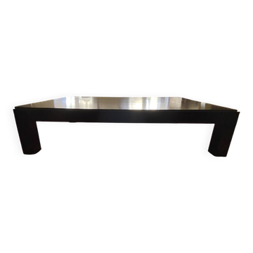 Table basse noire chêne Massif