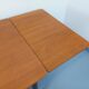 Table à manger rectangulaire style scandinave vintage des années 50 60 teck