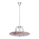 Art Deco Chandelier in Aluminium and Marbled Glass, Czech, 1940s
