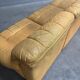 Yellow leather lounge sofa by Laauser, 1970s