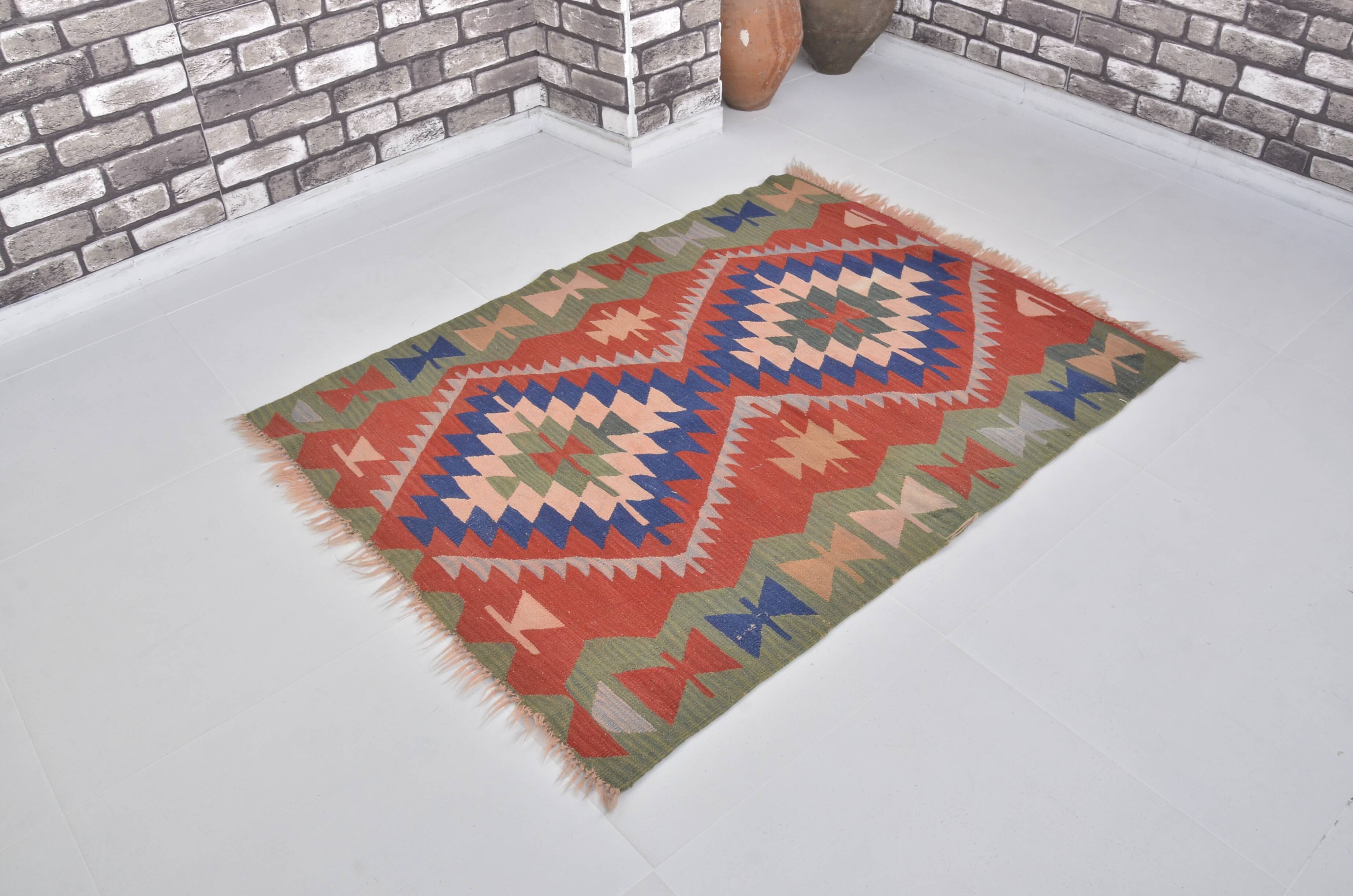 Small Vintage Multicolour Kilim Rug sku 1663