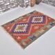 Small Vintage Multicolour Kilim Rug sku 1663