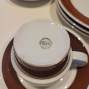 4 tasses, et assiettes à dessert MOSA Maastricht Holland