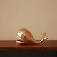 Baleine cendrier en laiton