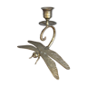 Original bougeoir libellule en bronze
