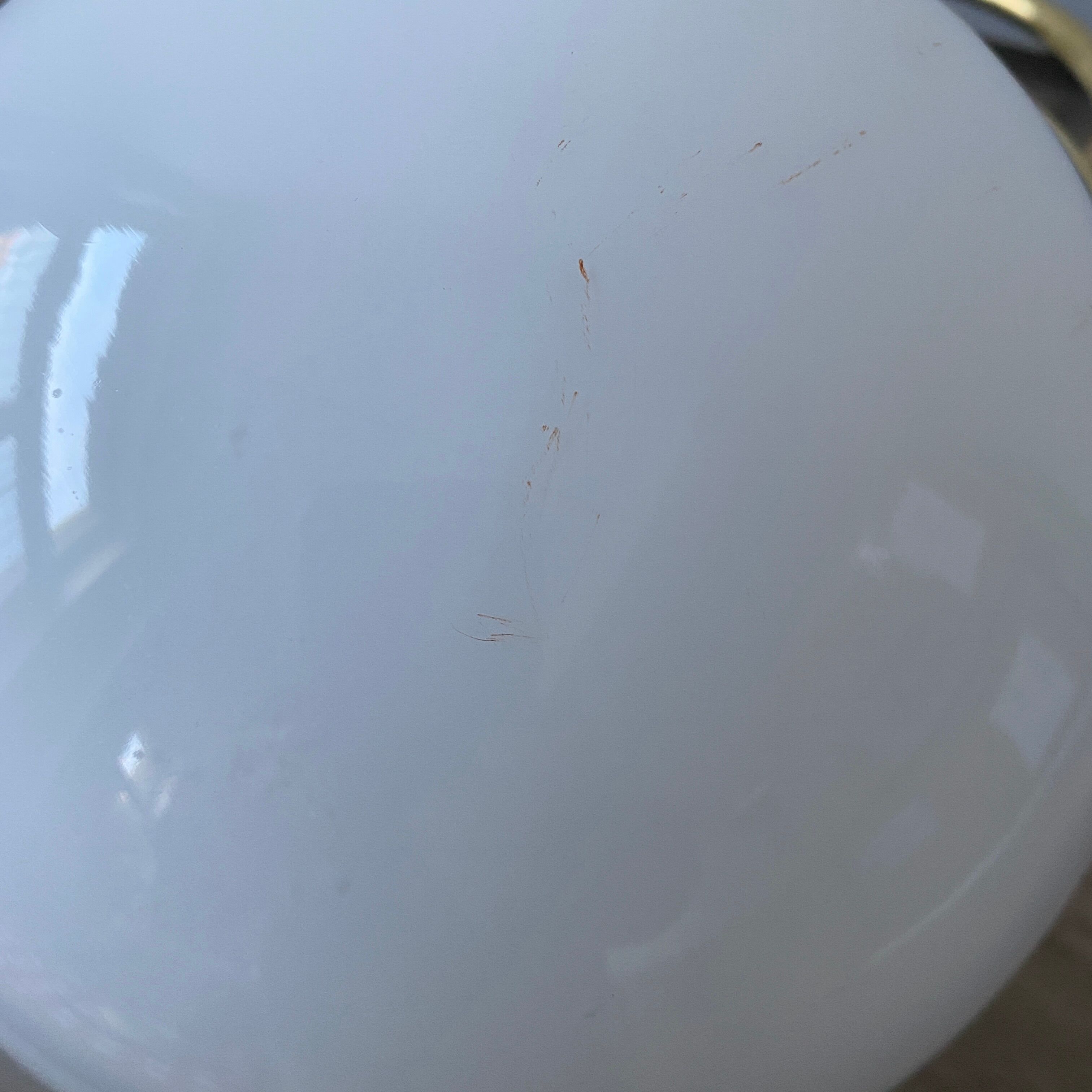 Lot 2 vintage opaline wall lamps