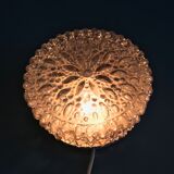 Plafonnier en verre moulé