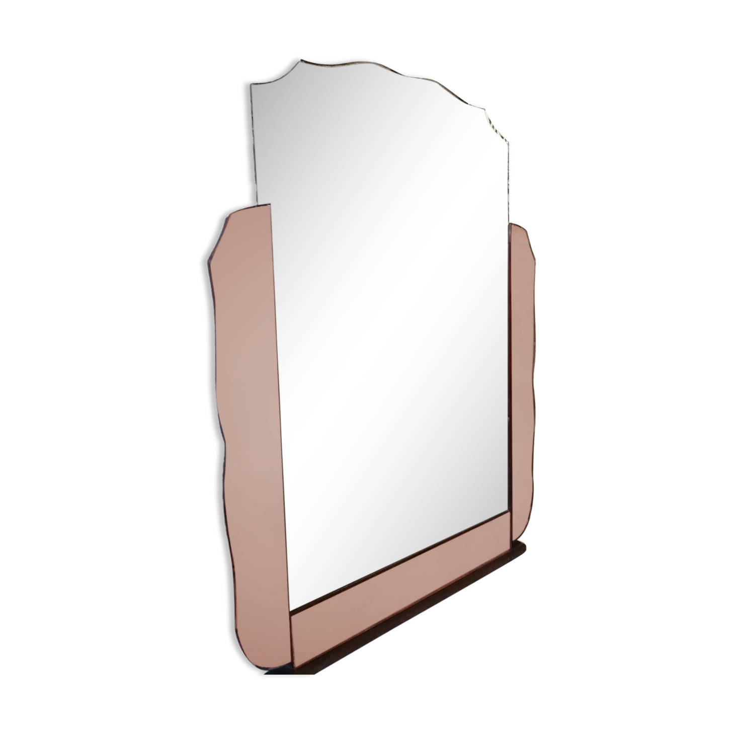Venetian mirror vintage art deco, 77x101 cm