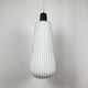 Vintage MCM glass pendant with metal rod