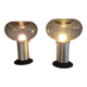 Set of 2 space age lamps by Süssmuthglas, Germany 1960s