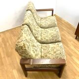 Retro sofa set, solid wood frame, 1970s
