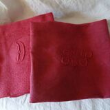 Lot of 5 DC monogrammed napkins