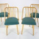 Ensemble de quatre chaises Antonin Suman des années 1960 , Tchécoslovaquie