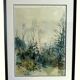 Painting signed Michel COLIN (1934) – Watercolor – Vosges undergrowth