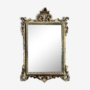 Miroir ancien du 20ème Italie 19x25cm