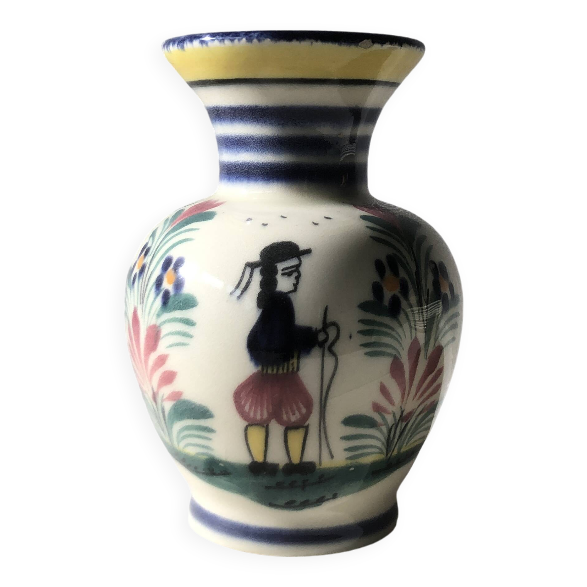 Antique vase Quimper