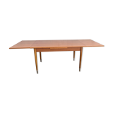 Dining table two extensions vintage Scandinavian style