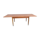 Table à manger deux rallonges vintage style scandinave