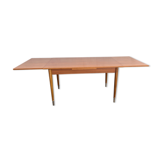 Dining table two extensions vintage Scandinavian style