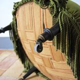 Chair padded green toad