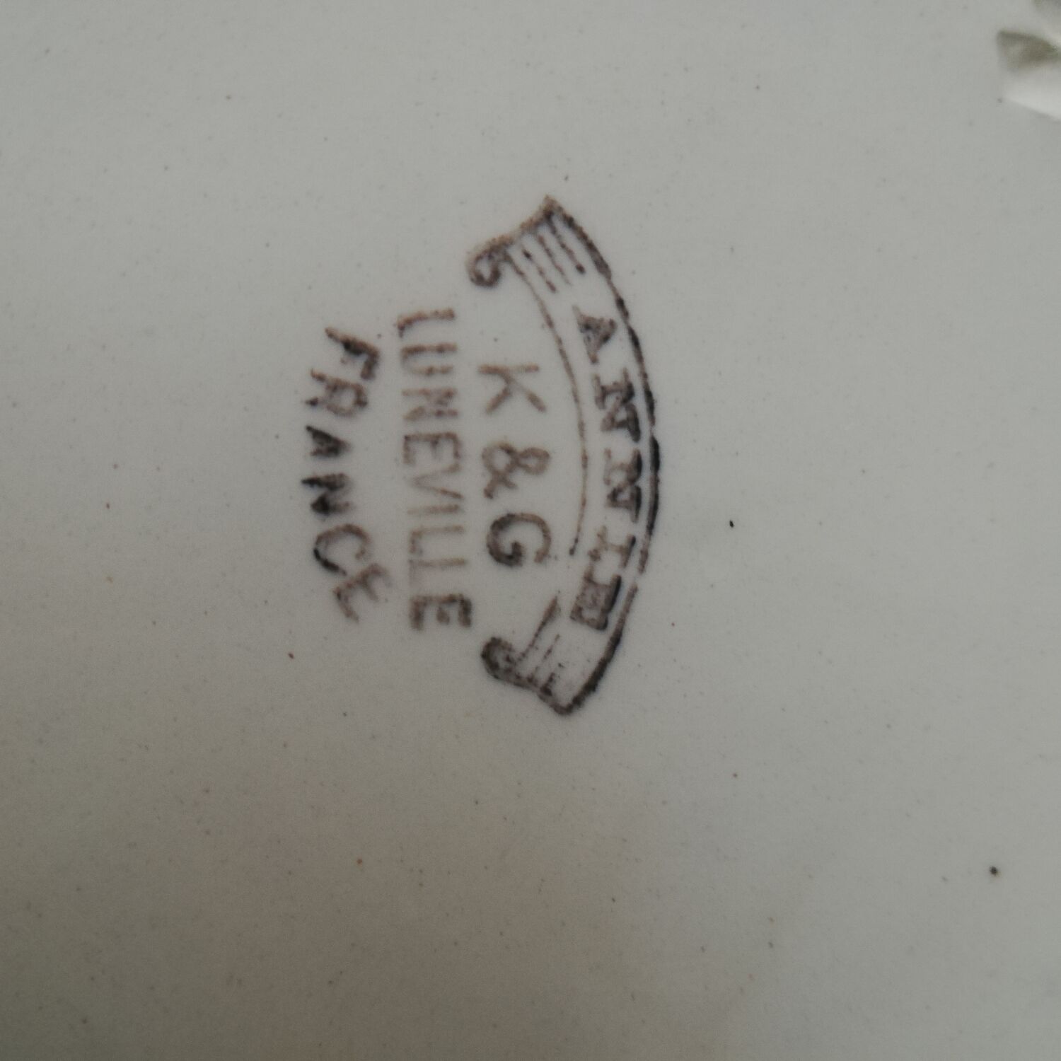 Set of 6 Lunéville plates
