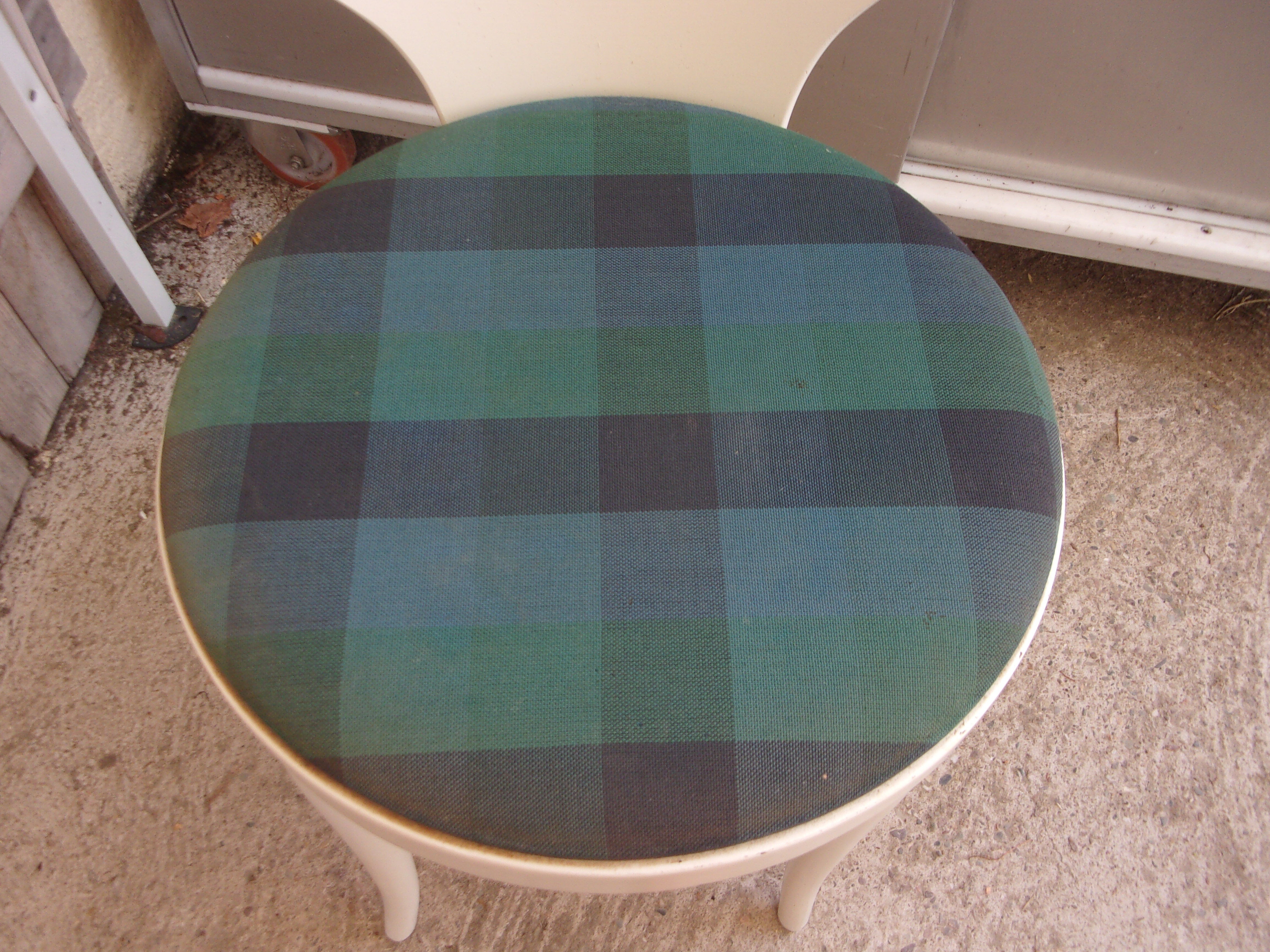 White bauman chair 1970