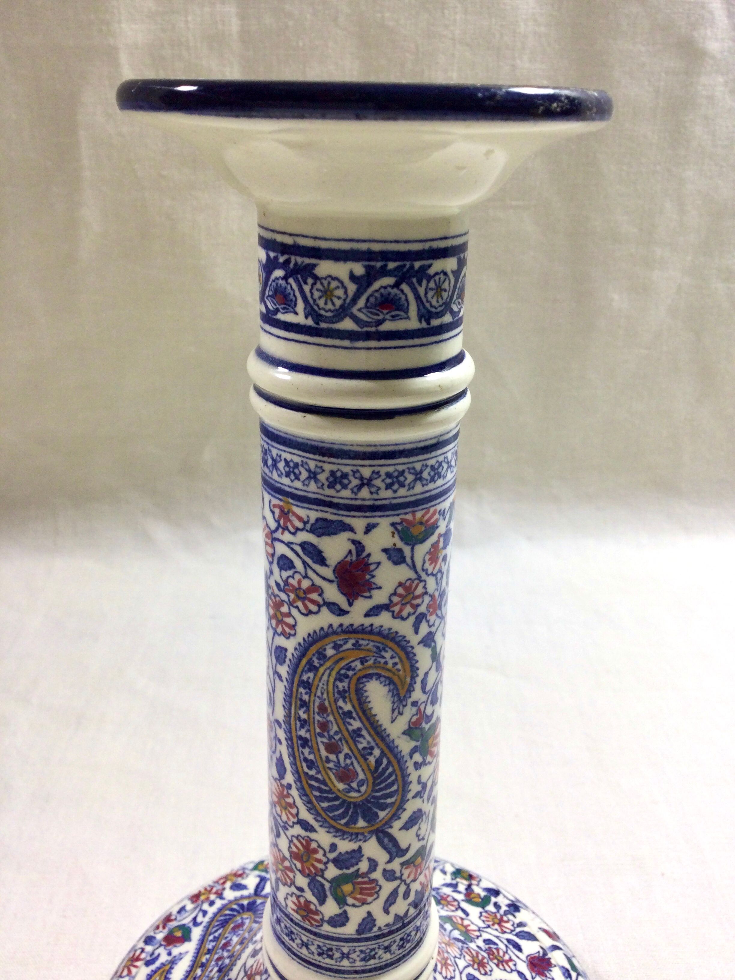 Candlestick model cashmere Gien
