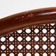 Fauteuil en hêtre et rotin