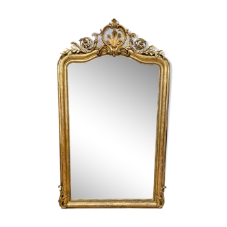 Miroir doré Napoléon III 190x113cm